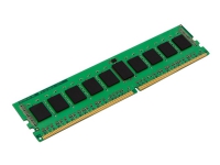Kingston - DDR4 - modul - 16 GB - DIMM 288-pin - 2666 MHz / PC4-21300 - CL19 - 1.2 V - registrert - ECC PC-Komponenter - RAM-Minne
