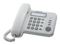 Panasonic KX-TS520FXW - Telefon med ledning Tele & GPS - Fastnett & IP telefoner - Alle fastnett telefoner