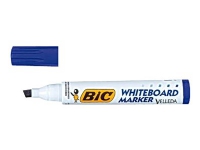 BIC VELLEDA 1751 - Markør - ikke-permanent - for whiteboard - blå - alkoholbasert blekk - 3.7-5.5 mm (en pakke 12)