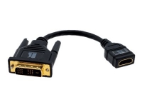 Kramer ADC-DM/HF - Video adapter - enkeltlenke - HDMI hunn til DVI-D hann - 30 cm - svart