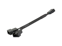 Phanteks - Splitter til blæser - 4 pin PWM (han) til 4 pin PWM (hun) - 11 cm - sort