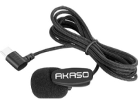 AKASO Ekstern mikrofon for Akaso Brave 7 / Brave 8 sportskamera Foto og video - Videokamera - Action videokamera