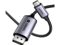 Ugreen USB-kabel Ugreen CM556-kabel med USB-C og DisplayPort 8K-kontakter, 2 m lang - grå