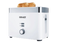 Graef TO 61 - Brødrister - 2 skive(r) - 2 spalter/spalter - Noble White (TO 61)