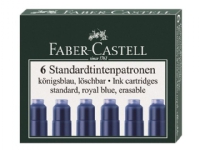 Faber-Castell - Blekkpatron - ikke-permanent - kongelig blått (en pakke 6) Skriveredskaper - Kulepenner & Fyllepenner - Rullepenner