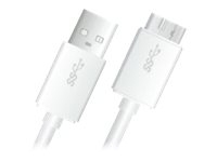 i-Media - USB-kabel - Micro-USB Type B (han) til USB Type A (han) - USB 3.0 - 1 m PC tilbehør - Kabler og adaptere - Datakabler