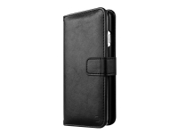 ITSKINS Wallet Book - Lommebok for mobiltelefon - kunstlær - svart - for Apple iPhone 6s Tele & GPS - Mobilt tilbehør - Deksler og vesker