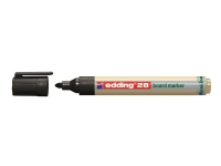 edding EcoLine 28 board - Markør - for brett, whiteboard - svart - fargeblekk - 1.5-3 mm Skriveredskaper - Markør - Whiteboardmarkør
