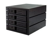 ICY BOX IB-564SSK - Hus for lagringsenhet - 3,5 - svart PC-Komponenter - Harddisk og lagring - Harddisk tilbehør