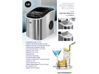 Bærbar ismaskine LIN ICE PRO-S12 sølv Kjøkkenapparater - Juice, is og vann - Isbitmaskin