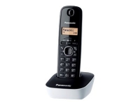 Panasonic KX-TG1611 - Trådløs telefon med anrops-ID - DECT - treveis anropskapasitet - elfenben Tele & GPS - Fastnett & IP telefoner - Alle fastnett telefoner