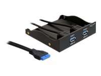 Bilde av Delock Usb 3.0 Front Panel 2-port - Lagerbrønnportspanel - Usb 3.0 X 2