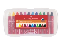 Faber-Castell Jumbo - Fargeblyant - voks (en pakke 12) Skole og hobby - Faste farger - Fargekritt til skolebruk