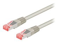 wentronic - Nettverkskabel - RJ-45 (hann) til RJ-45 (hann) - 5 m - skjermet, beskyttet tvunnet parkabel (STTP) - CAT 6 - grå