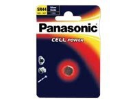 Panasonic Cell Power SR44 - Batteri SR44 - sølvoksid - 160 mAh PC tilbehør - Ladere og batterier - Diverse batterier