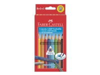 Faber-Castell Jumbo GRIP promotion set - Fargeblyant-, markør- og blyantsett Skriveredskaper - Blyanter & stifter - Blyanter