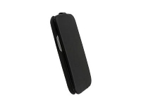 Krusell SlimCover - Beskyttende deksel for mobiltelefon - lær - svart - for Samsung Galaxy S III Tele & GPS - Mobilt tilbehør - Deksler og vesker