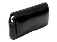 Krusell Hector Extra Large - Eske for mobiltelefon - lær - svart