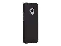 Case-Mate Barely There - Beskyttende deksel for mobiltelefon - plastikk - svart - for HTC One Tele & GPS - Mobilt tilbehør - Deksler og vesker