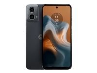 Motorola Moto G34 – 5G smartphone – dual-SIM – RAM 4 GB / Intern hukommelse 128 GB – microSD slot – LCD-skærm – 6.5 – 1600 x 720 pixels (120 Hz) – 2x bagkameraer 50 MP, 2 MP – front camera 16 MP – charcoal black