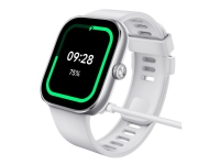 Xiaomi Redmi Watch 4 - Smartklokke med stropp - TPU - hvit - håndleddstørrelse: 135-205 mm - display 1.97 - Bluetooth - 31.5 g - sølvgrå Sport & Trening - Pulsklokker og Smartklokker - Smartklokker