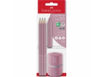 Faber-Castell 580073, B, Flerfarget, Rosa, Triangulær, Kunst, Grafisk tegning, Hobby, Kontor, Skole, Blister, 3 stykker |
