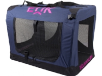 Eukanuba Pet Soft Crate, 49,5x34,5x35 cm, blå/sort S