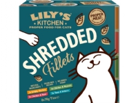 Lilys Kitchen Lilys K. Shredded Fillets Tins Multipack 8x70g Kjæledyr - Katt - Kattefôr