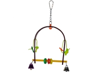 Vadigran Bird Toy plexi Swing multi color 26cm Kjæledyr - Fugl - Bure & Leker