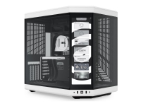 Alternativ bild 0 för HYTE Y70 Touch - Mid tower - utökad ATX - genomskinlig sidopanel (glas) - ingen strömförsörjning (ATX) - vit - USB/ljud