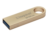 Kingston DataTraveler SE9 G3 - USB-flashstasjon - 512 GB - USB 3.2 Gen 1 - gull PC-Komponenter - Harddisk og lagring - USB-lagring