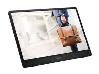 MSI PRO MP161 E2 - LCD-skjerm - 16 (15.6 synlig) - portabel - 1920 x 1080 Full HD (1080p) @ 60 Hz - IPS - 250 cd/m² - 600:1 - 4 ms - Mini HDMI, 2xUSB-C - høyttalere