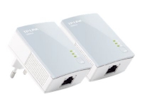 TP-Link TL-PA411KIT AV500 Nano Powerline Adapter Starter Kit - - strømlinjeadaptersett - - HomePlug AV (HPAV) - veggpluggbar (en pakke 2) PC tilbehør - Nettverk - HomePlug/Powerline