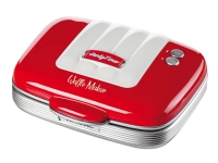 Ariete Party Time 1973 - Vaffelmaskin - 700 W - rød