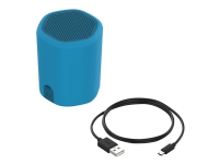 KitSound Hive2O - Høyttaler - for bærbar bruk - trådløs - Bluetooth - 5 watt - blå