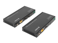DIGITUS DS-55508 - Sender og mottaker - video/lyd/infrarød/seriell-utvider - HDMI, HDBaseT - over CAT 5e/6/7/8 - opp til 150 m TV, Lyd & Bilde - Annet tilbehør - Audio & Video Forlenger