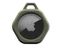 Bilde av Uag Rugged Case For Apple Airtag With Carabiner - Scout Olive - Eske For Airtag - Silikon - Oliven - For Apple Airtag