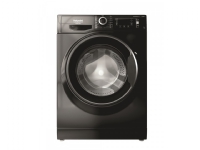 Hotpoint | NLCD 946 BS A EU N | Washing machine | Energy efficiency class A | Front loading | Washing capacity 9 kg | 1400 RPM | Depth 60.5 cm | Width 59.5 cm | Display | LCD | Steam function | Black Hvitevarer - Vask & Tørk