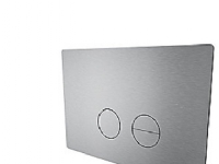 Qtoo betjeningsplade - børstet rustfrit stål. Passer til Geberit Sigma 112 Rørlegger artikler - Baderommet - Tilbehør til toaletter