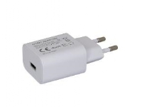 USB adapter 4x3x8cm plast passer til Cozzy serien hvid,1 stk