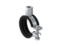 Fischer 562353, Rør klemme, Stål, Sort, 31 - 37 mm, 2,54 cm (1), EPDM (pakning), Styren-butadien (SBR), Zink-stål, 0,7 kN