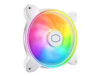 Cooler Master MasterFan MF140 HALO² - White Edition - kabinettvifte - 140 mm - hvit