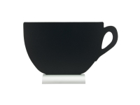 Securit® silhouet CUP bordskilt med alufod Barn & Bolig - Bartilbehør - Menyer
