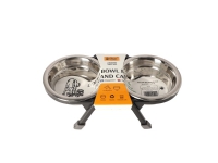 DINGO Skåle på stativ - skål til hunde og katte - 2 x 240 ml Kjæledyr - Hund - Fôr- og vannskåler