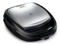 Tefal Snack Time SW341D12 - Sandwich/vaffel-maskin - 700 W - stål/svart