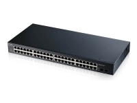 Zyxel GS1900-48 - Switch - smart - 48 x 10/100/1000 + 2 x Gigabit SFP - stasjonær, rackmonterbar, veggmonterbar PC tilbehør - Nettverk - Switcher