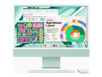 Apple iMac with 4.5K Retina display - Alt-i-ett - M3 - RAM 8 GB - SSD 512 GB - M3 10-core GPU - GigE, 802.11ax (Wi-Fi 6E), Bluetooth 5.3 - WLAN: 802.11a/b/g/n/ac/ax (Wi-Fi 6E), Bluetooth 5.3 - Apple macOS Sonoma 14.0 - monitor: LED 24 4480 x 2520 (4.5K) -