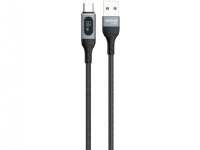 Dudao L7Max USB-A to USB-C cable 66W 1m sort Tele & GPS - Mobilt tilbehør - Deksler og vesker