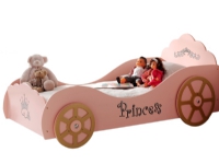 Bilde av Pinky Prinsesse Træ Bilseng Til Børn