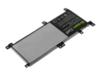 Green Cell - Batteri til bærbar PC (tilsvarer: ASUS C21N1509) - litiumpolymer - 4-cellers - 4100 mAh - svart - for ASUS VivoBook X556UA X556UQ X556UR X556UV X556UB X556UF X556UJ PC & Nettbrett - Bærbar tilbehør - Batterier